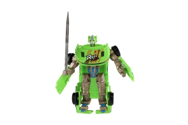 Green Transformer Toy Robot