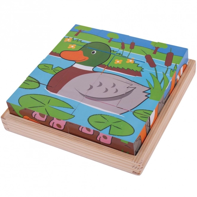 Farm Picture Wooden Blocks