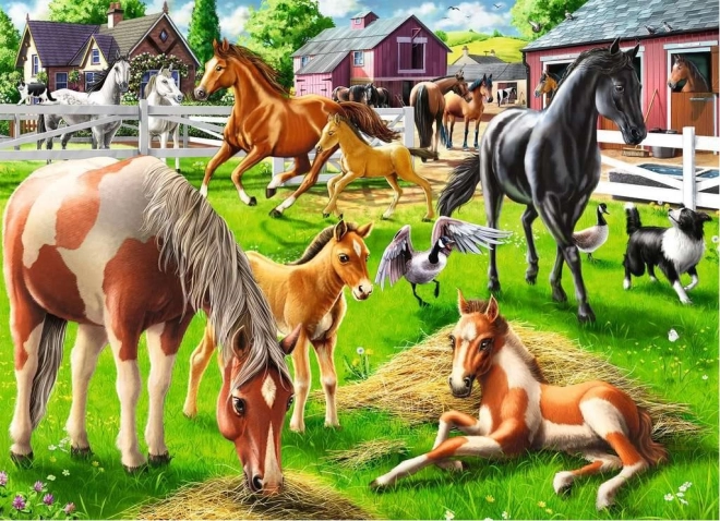 Ravensburger happy horses 60 piece puzzle