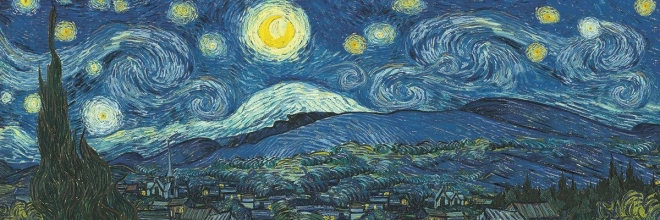 Panoramic Puzzle Starry Night 1000 Pieces