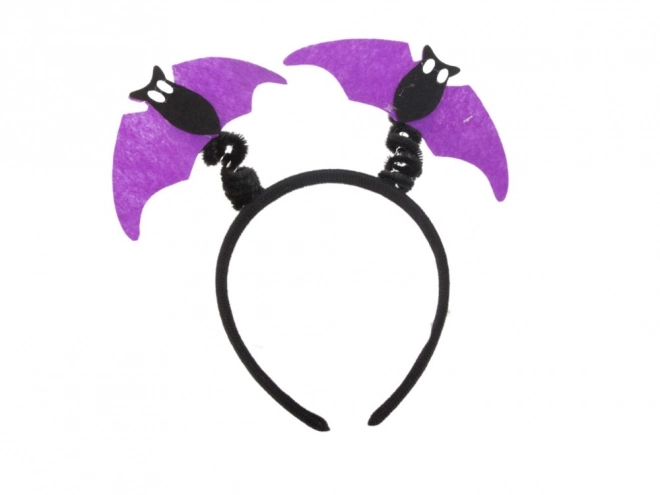 Halloween Costume Skirt Bat Headband Black and Purple