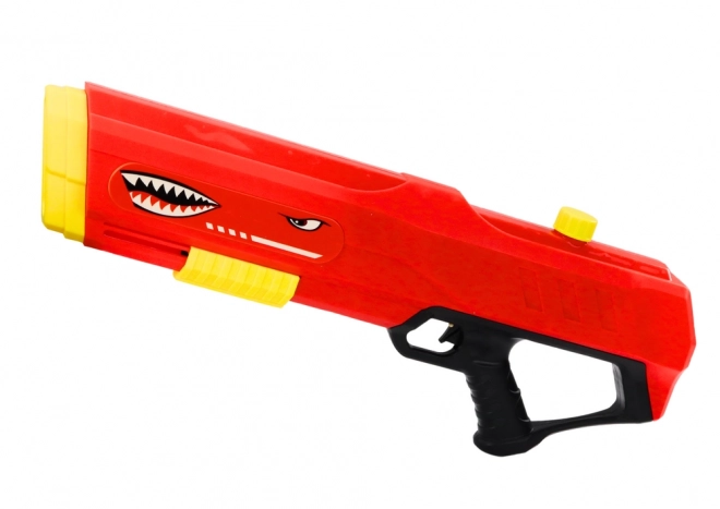 Large Shark Water Gun with Pump Red