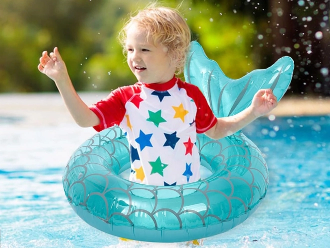 Inflatable Mermaid Swimming Ring for Children