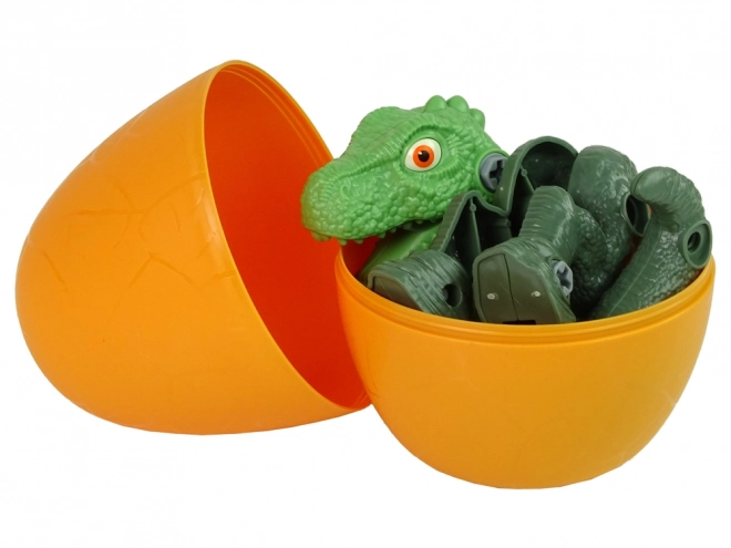 Tyrannosaurus Rex Dinosaur Set with Egg DIY Screwdriver Green