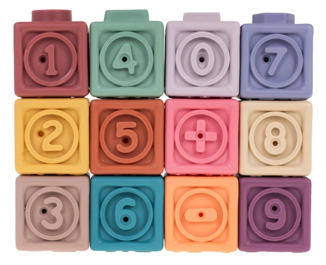 Sensory Dice Set Numbers 12 Pieces