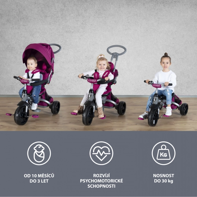 Tricycle citigo Mulberry Pink