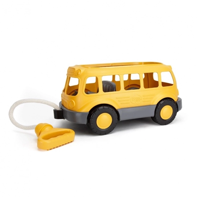 Green Toys Pull-Along School Bus