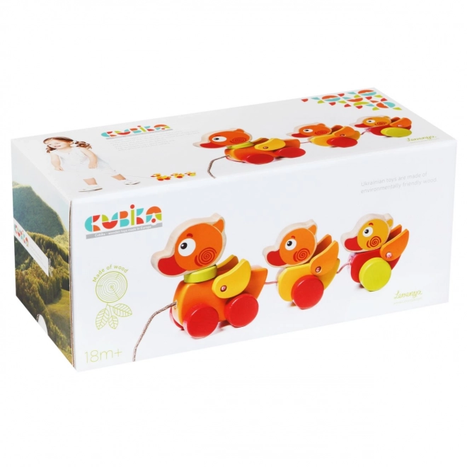 Pull-Along Wooden Ducks