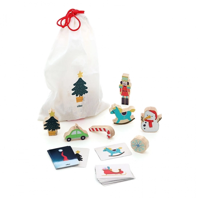 Vilac Christmas Touch And Find Advent Calendar