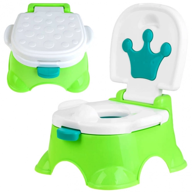 Musical Royal Potty Chair for Little Princess – green