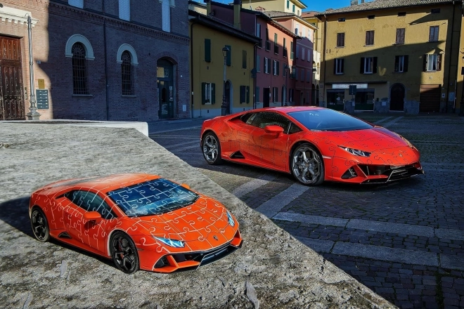 Lamborghini Huracan Evo Orange Puzzle