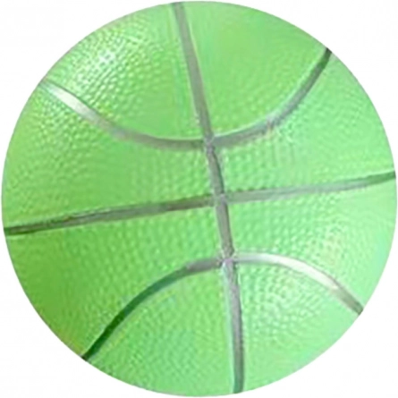 Pastel green rubber beach ball 20 cm