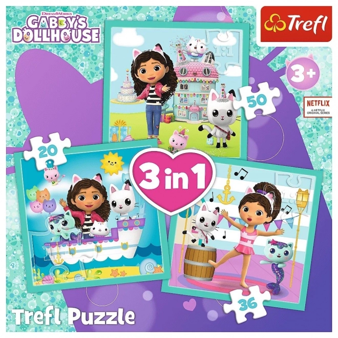 Gabby Dollhouse Activity Puzzle Set