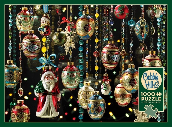 Puzzle decorazioni natalizie 1000 pezzi