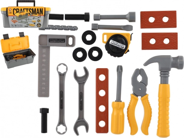 Children’s Plastic Tool Set in a Carry Case