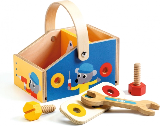 Learning through play: screwing and building