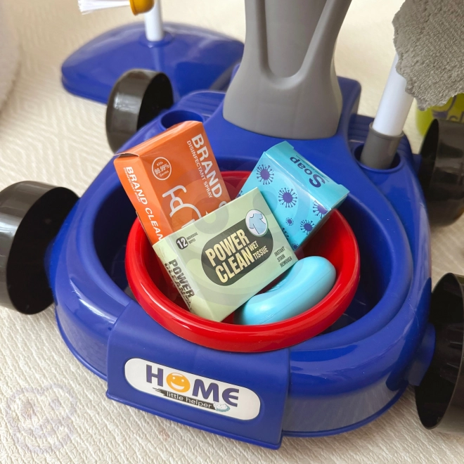 Woopie set pulizia carrello XXL 3 in 1 29 pezzi blu