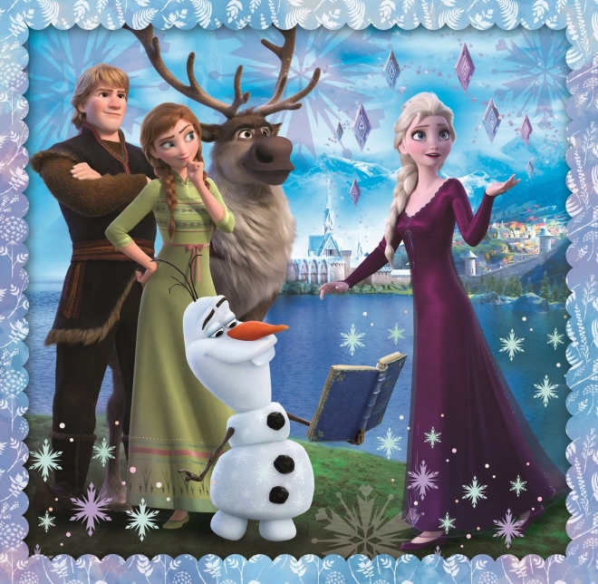 Trefl Frozen 2 Magical Story Puzzle Set 3in1