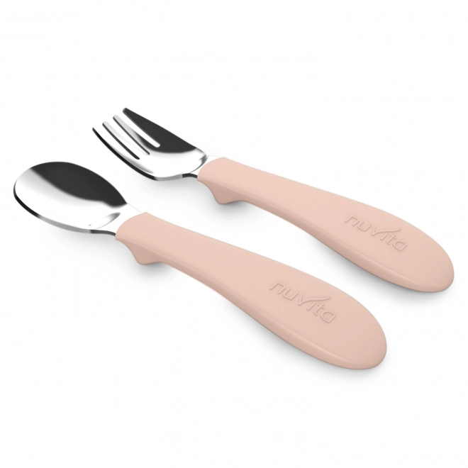 English Rose Children's Spoon and Fork Set