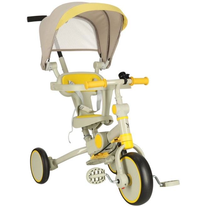 Yellow and Black Trike Fix V4 with Canopy – Yellow-grey