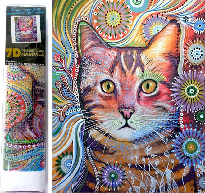 Surprised Cat 7D Diamond Painting Kit