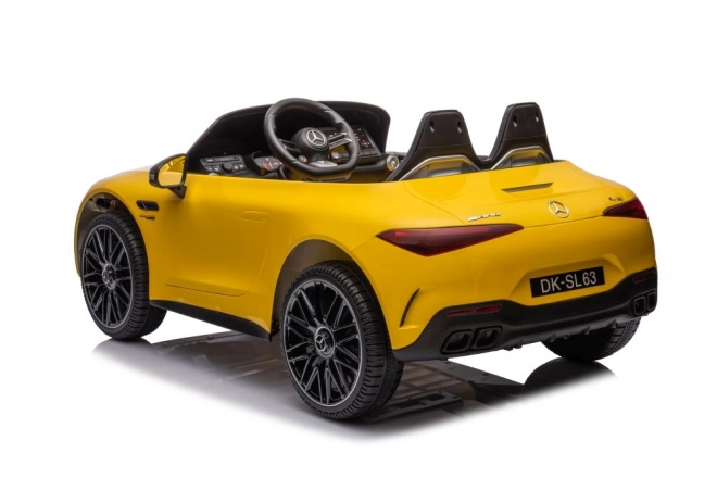 Electric Toy Car Mercedes AMG SL63 Yellow