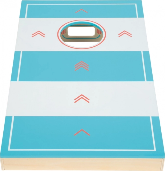 Small Foot Cornhole and Table Hockey Game 2-in-1