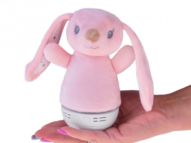 Plush Rabbit Night Light With Music Box