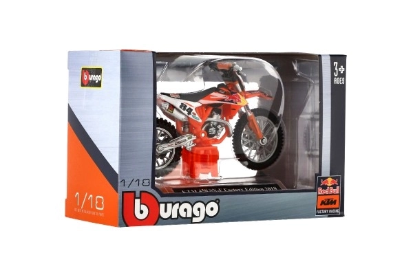 Bburago KTM 450 SX-F Factory Edition Miniature Motorcycle