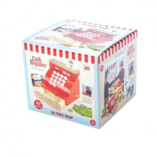 Le Toy Van Cash Register Red