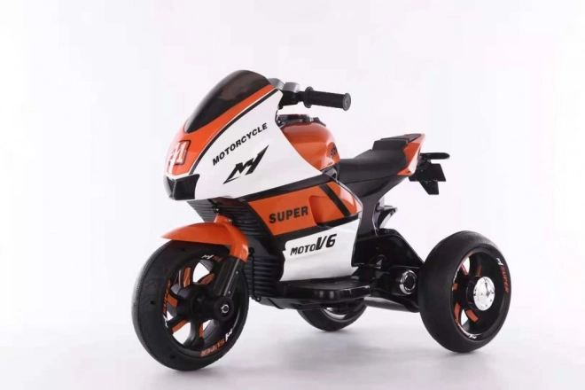 Orange Children's Electric Motorcycle