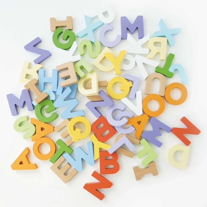 Alphabet Letters in Cotton Bag