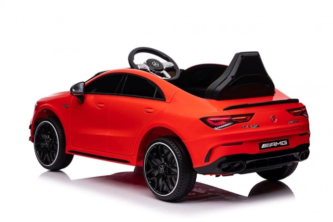 Battery-Powered Mercedes CLA 45s Red AMG 4x4 Car