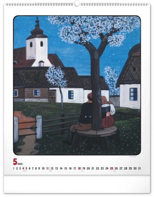 Wall Calendar Josef Lada 2025