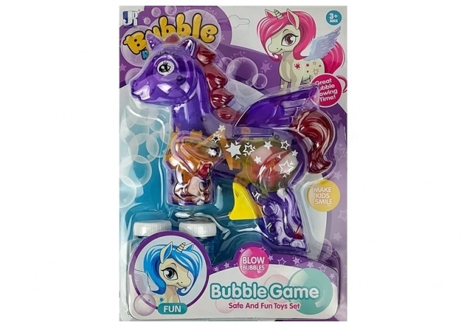 Unicorn Bubble Gun Purple