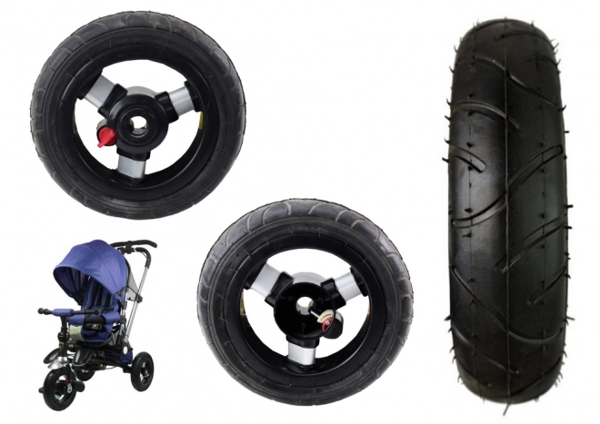 Front Wheel with Inflatable Rubber Tire for PRO Toy Model