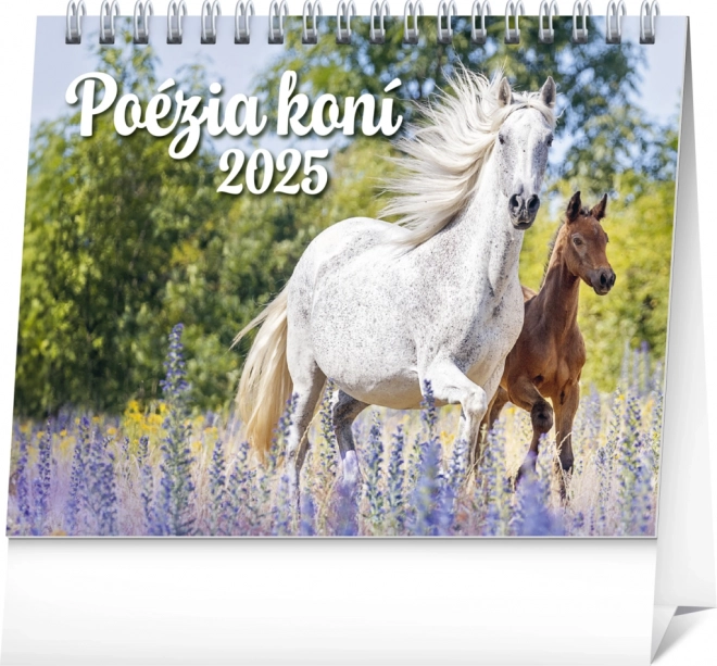 Desk Calendar Poetry of Horses 2025