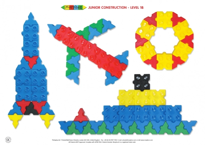 Construction Block Set Morphun 200 Pieces