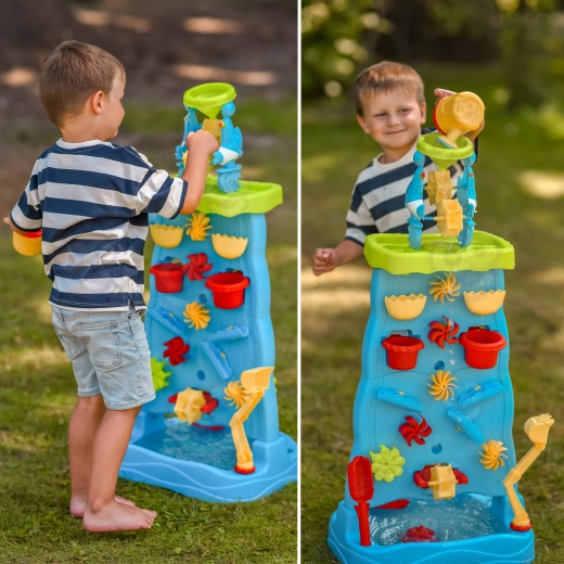 Jeu aquatique double face pour plusieurs enfants