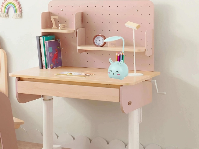 Children's LED Night Lamp with USB Organizer and Phone Stand