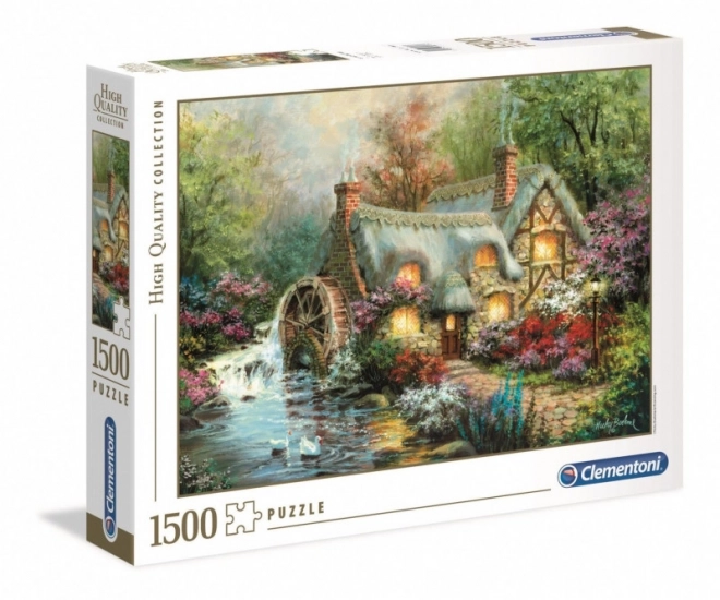 Clementoni 1500 Piece Puzzle - Cottage with Mill