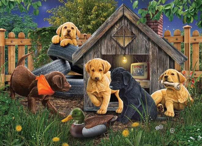 Cobble Hill Doghouse Puzzle 1000 Pieces