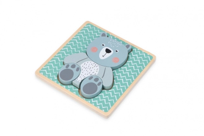 Wooden Puzzle with Bear