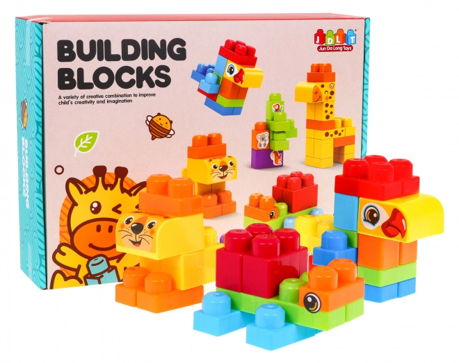 Zoo Animals Construction Block Set for Kids