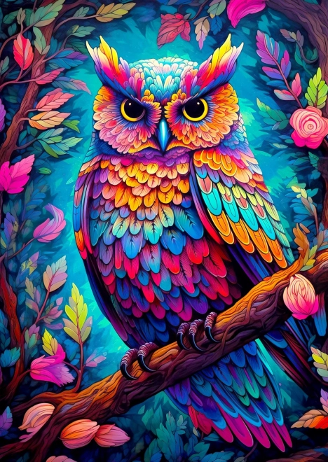 Enjoy puzzle gorgeous owl 1000 pieces