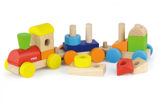 Wooden Train Toy Set