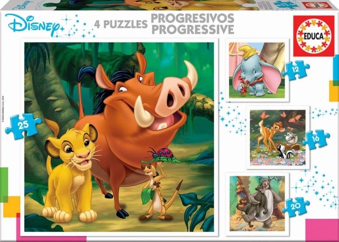 Educa Disney Storytime 4-in-1 Puzzle Set