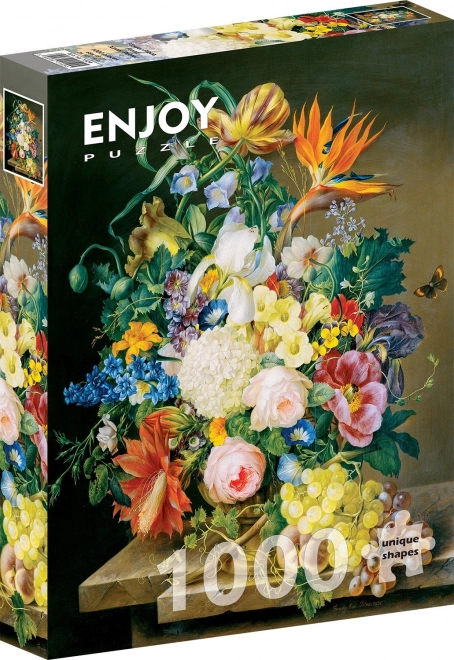 Enjoy Flower Artwork 1000 Piece Puzzle