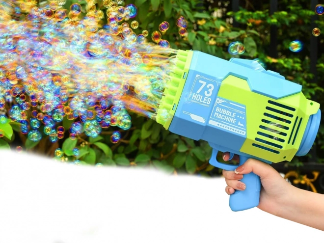 Soap Bubble Bazooka Toy – blue