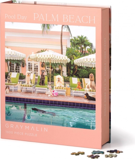 Puzzle À la piscine de Palm Beach 1000 pièces